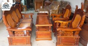bàn ghế gỗ keo tràm 4