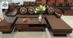 Bán salon gỗ cũ