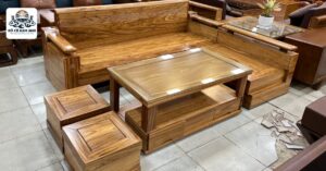 Bán bộ bàn ghế gỗ cũ3