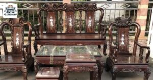 Bán bộ bàn ghế gỗ gụ cũ 3
