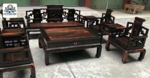 Bán bộ bàn ghế gỗ trắc cũ 3