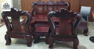 Bàn ghế gụ cũ 2