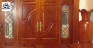 Cửa gỗ cũ Đại Mỗ3
