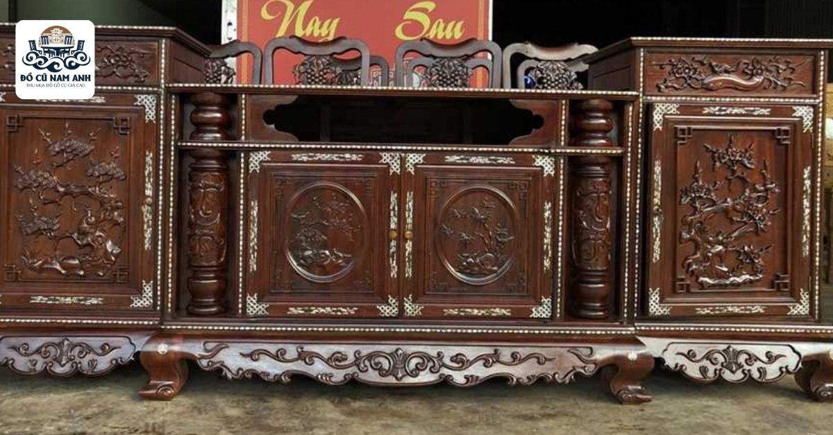 Bán tủ gỗ gụ cũ 3