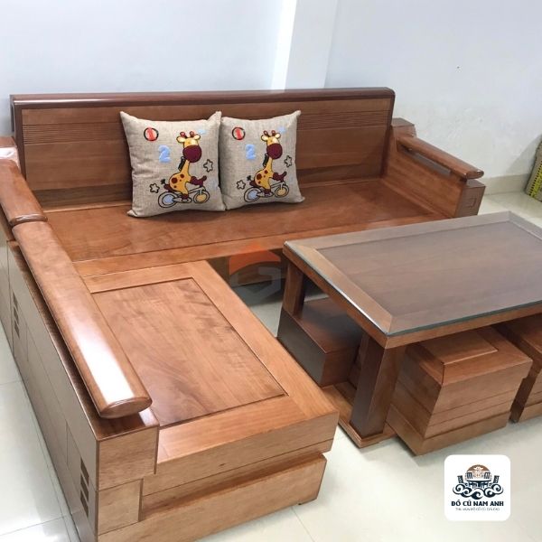 Salon gỗ cũ thanh lý 1