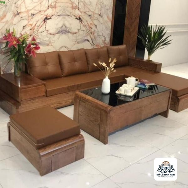 Salon gỗ cũ thanh lý 