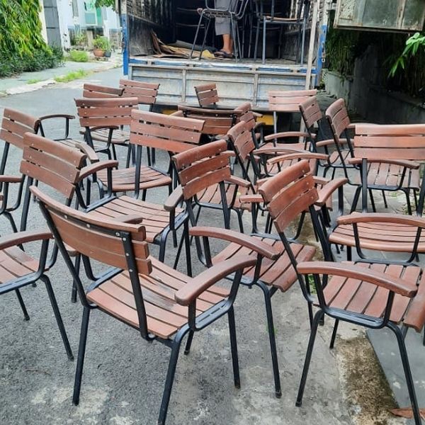 Thanh lý bàn ghế cafe cũ2