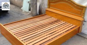 mua giường gỗ cũ tại Hòa Bình 3