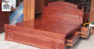 Mua giường gỗ cũ tại Thanh Oai 3