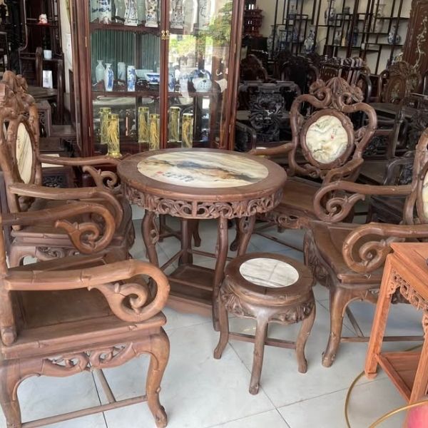 Thu mua đồ gỗ gõ đỏ cũ