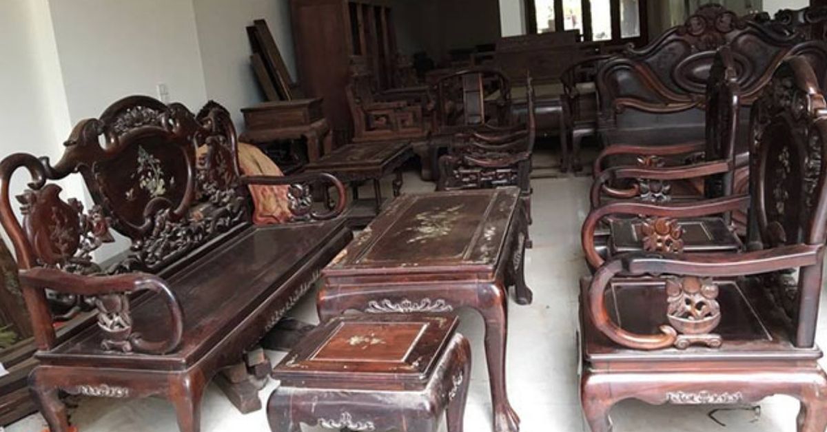 Thu mua đồ gỗ gõ đỏ cũ3