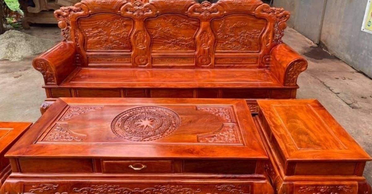 Thu mua bàn ghế gỗ chạm khắc 2