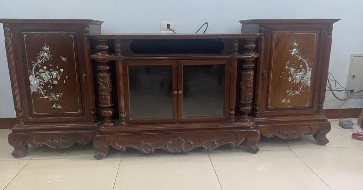 Thu mua tủ gỗ cổ điển cũ3