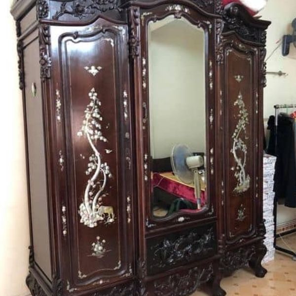 Thu mua tủ gỗ mỹ nghệ cũ