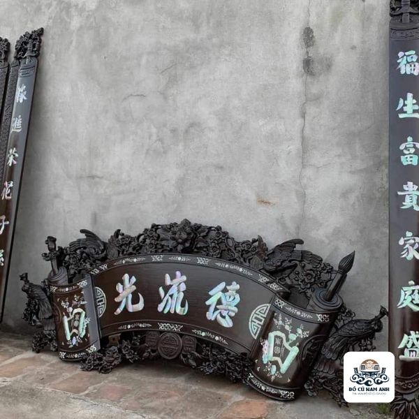 Thu mua câu đối gỗ cũ