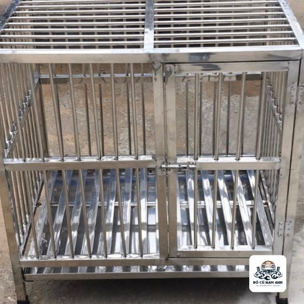 Chuồng Chó Inox Cũ2