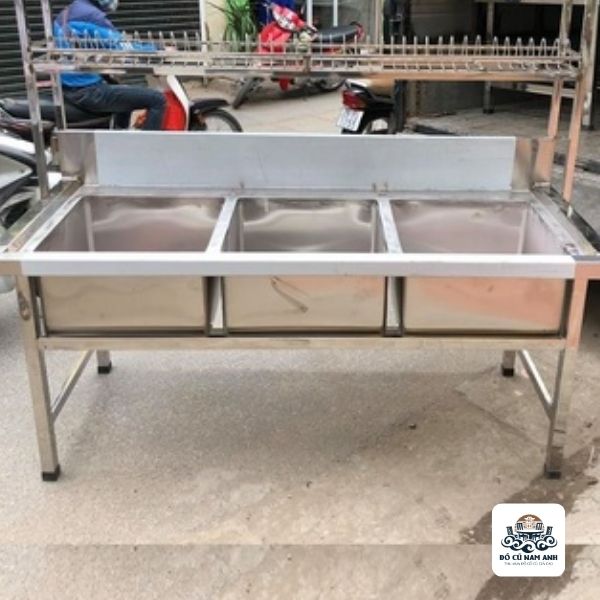 chậu rửa inox cũ2