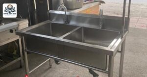 chậu rửa inox cũ