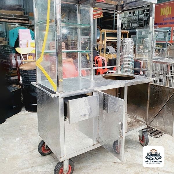 Xe Đẩy Inox Cũ1