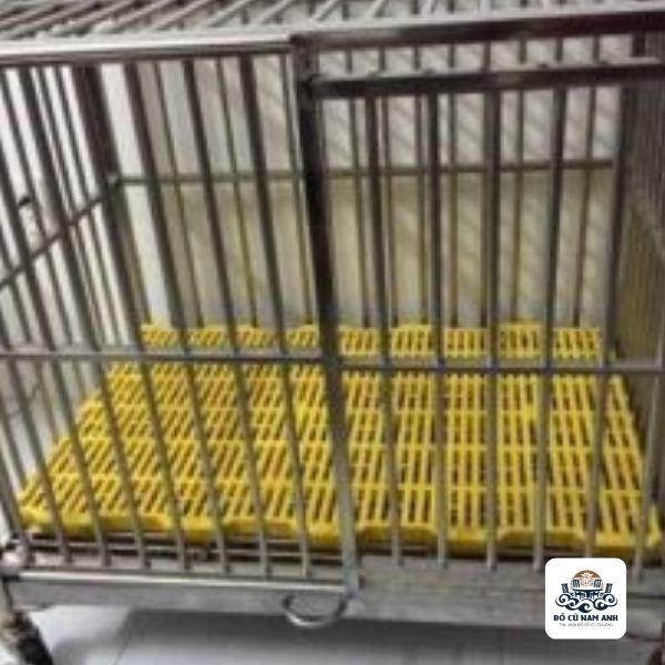 Chuồng chó inox cũ thanh lý3