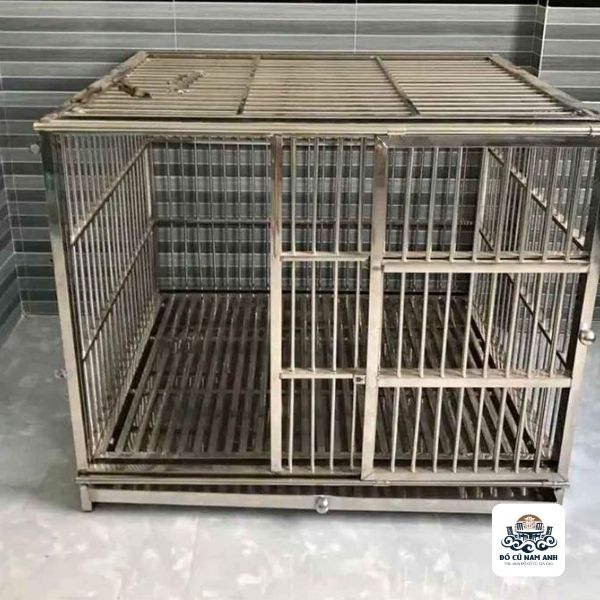 Chuồng chó inox cũ thanh lý1