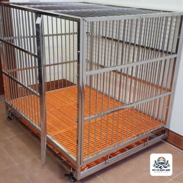 Chuồng chó inox cũ thanh lý2