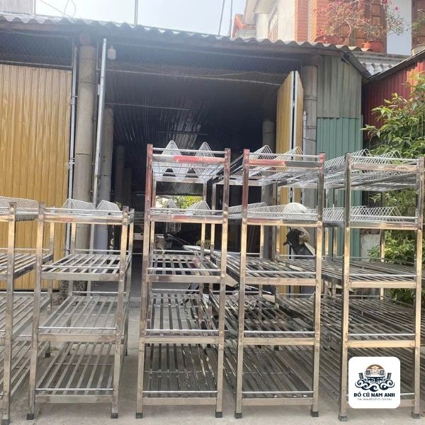 Kệ inox cũ thanh lý 1