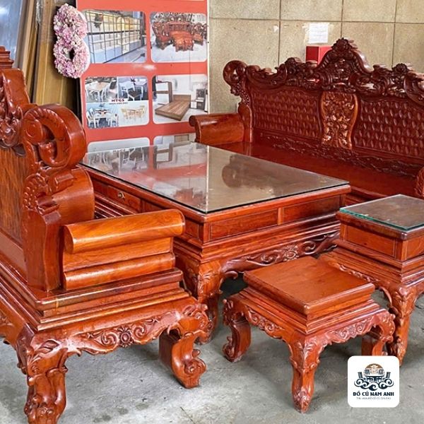 Thanh lý bộ bàn ghế gỗ phòng khách 2
